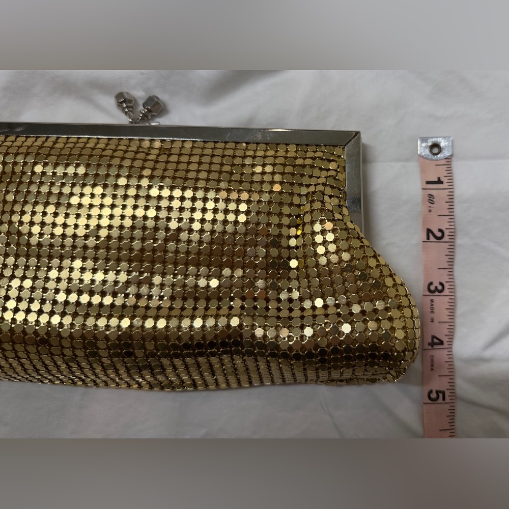 NWT Sasha Metallic Gold Evening Bag - Picture 10 of 10